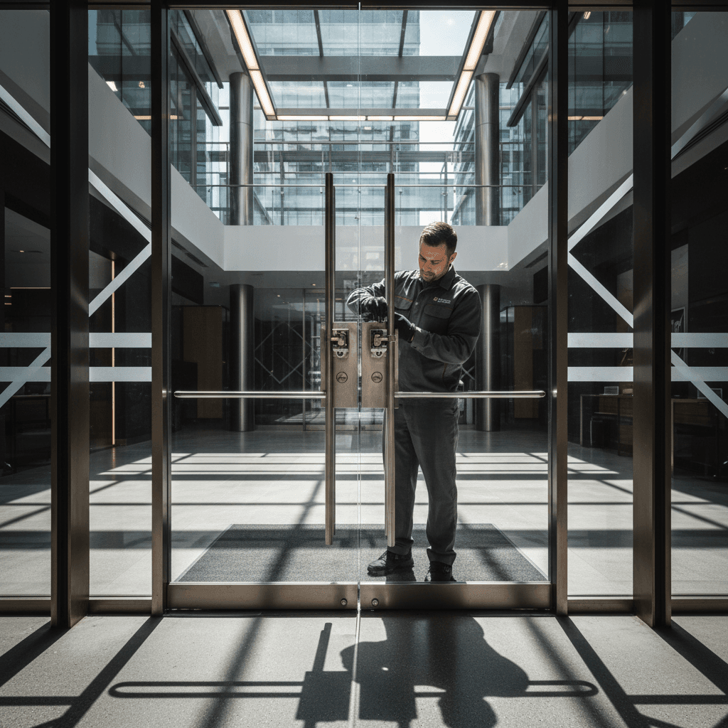 Commercial locksmith service